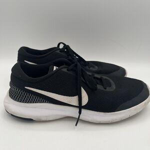 Nike Womens Flex Experience Rn 7 Running Shoes Black White AH0004-001 Lace Up 9